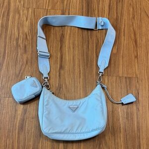 Prada Sky Blue Shoulder Bag